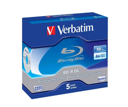 Płyta CD/DVD/Blu-Ray VERBATIM 50GB 6x BluRay Dual Layer BOX 5szt.
